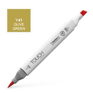 ShinHan Art Designérský fix TOUCH-BRUSH - Y41 Olive Green