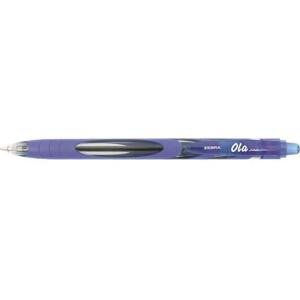 Kuličkové pero ZEBRA OLA, modrá, 0,27 mm, stiskací mechanismus