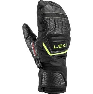 Leki WCR Team 3D Junior Mitt - black/ice lemon 6.0