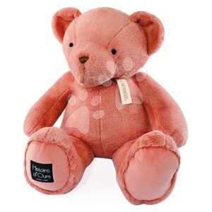 Plyšový medvídek Pink Praline Le Nounours Histoire d’ Ours růžový 75 cm od 0 měsíců