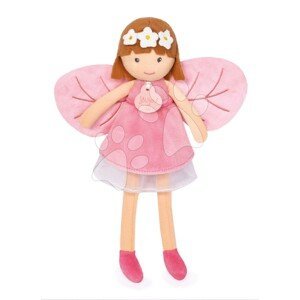 Panenka víla Diane Forest Fairies Jolijou 25 cm v růžových šatech s růžovými křídly z jemného textilu od 5 let