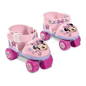 Kolečkové brusle Minnie Roller Skates Mondo s chrániči na kolena a lokty velikost 22–29