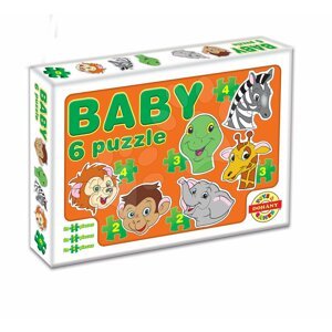 Dohány Baby puzzle exotické zvířátka 635-4