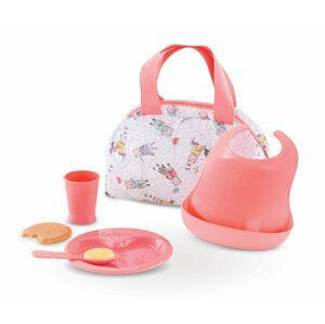 Jídelní souprava s taškou Mealtime set Mon Grand Poupon Corolle pro 36-42 cm panenku od 24 měs