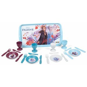 Jídelní tác s jídelní soupravou Frozen 2 Disney Smoby a 21 doplňků