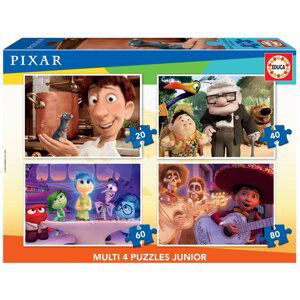 Puzzle Pixar 2 Disney Multi 4 Junior Educa 20-40-60-80 dílků od 4 let