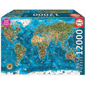 Puzzle Wonders of the World Educa 12000 dílků od 11 let