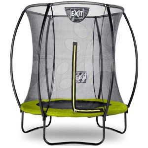 Trampolína s ochrannou sítí Silhouette trampoline Exit Toys kulatá průměr 183 cm zelená