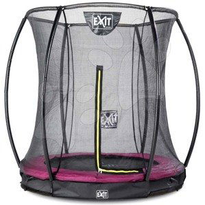 Trampolína s ochrannou sítí Silhouette Ground Pink Exit Toys přízemní průměr 183 cm růžová