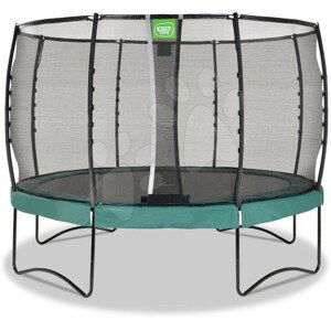 Trampolína s ochrannou sítí Allure Premium Exit Toys průměr 366 cm zelená