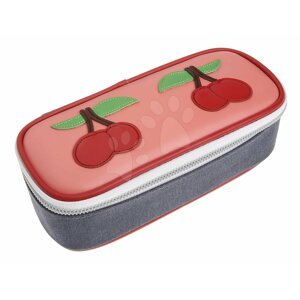 Školní penál Pencil Box Cherry Pink Jeune Premier ergonomický luxusní provedení 22*7 cm