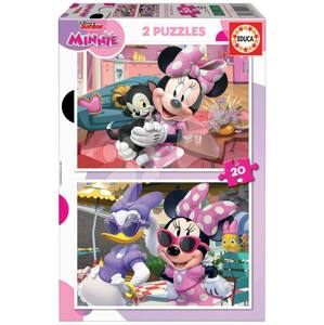 Puzzle Minnie Disney Educa 2 x 20 dílků