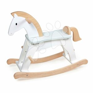 Dřevěný houpací koník Lucky Rocking Horse Tender Leaf Toys klasická hračka od 12 měsíců