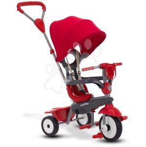 Tříkolka Breeze Plus Red Classic smarTrike TouchSteering ovládání s držákem na láhev a gumová kola s tlumičem od 10 měsíců