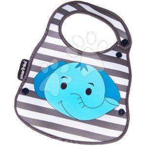 Bryndák pro děti a držák na láhev Slon Baby Bib & Bottle Holder toTs-smarTrike modrý od 0 měsíců