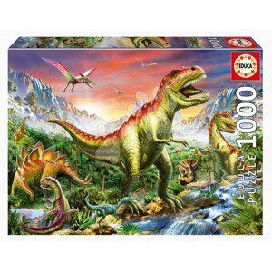 Puzzle Jurassic Forest Educa 1000 dílků a Fix lepidlo