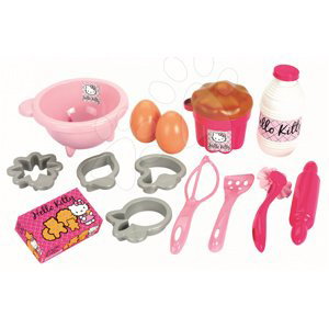 Écoiffier dětský cukrářský set Hello Kitty 2610-1 růžovo-oranžový