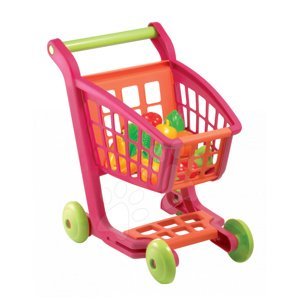 Écoiffier dětský nákupní vozík Bubble Cook 1225 růžovo-oranžový