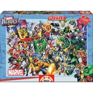 Educa Puzzle Marvel Heroes 1000 dílků 15193 barevné