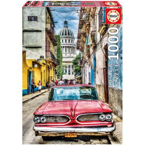 Educa Puzzle Genuine Vintage car in old Havana 16754