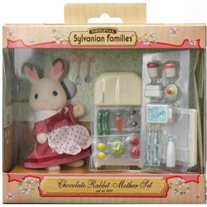 Sylvanian families 5014 maminka čokoládových králíků s ledničkou