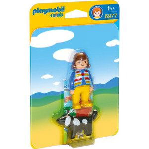 Playmobil 6977 paní se psem (1.2.3)