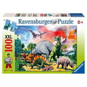 Ravensburger 10957 puzzle mezi dinosaury xxl 100 dílků