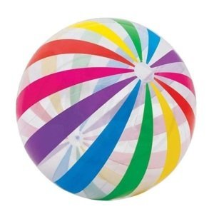 Intex 59065 míč jumbo barevné pruhy 107 cm