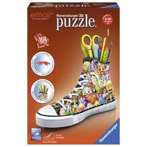 Ravensburger 11218 puzzle 3d kecka emoji, 108 dílků