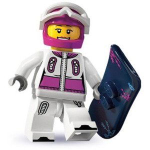 Lego® 8803 minifigurka snowborďačka