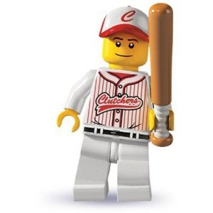 Lego® 8803 minifigurka basebalista