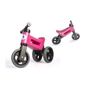 Odrážedlo funny wheels new sport 2v1 růžové