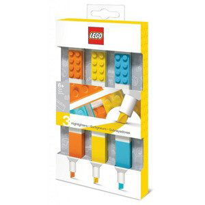 Lego® zvýrazňovače, mix barev - 3 ks