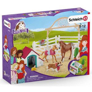 Schleich 42458 hostující koně, hannah s fenkou ruby