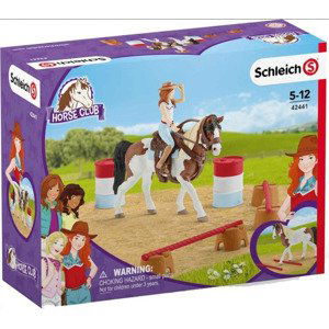 Schleich 42441 hannah a jezdecká sada na western