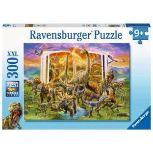 Ravensburger 12905 puzzle encyklopedie dinosaurů 300 xxl dílků