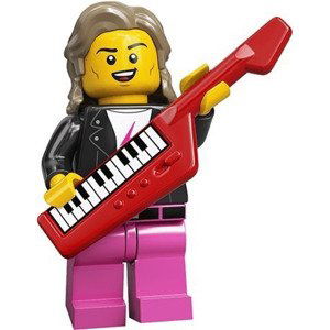 Lego® 71027 minifigurka popstar z 80. let