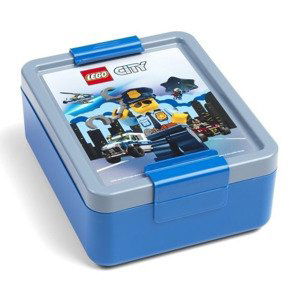 Lego® city policie svačinový box modrý