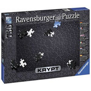 Ravensburger 15260 puzzle krypt black, 736 dílků