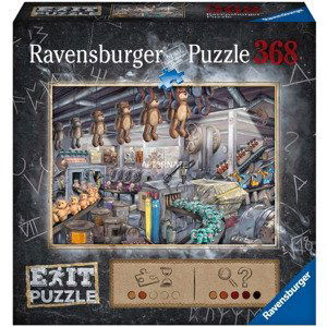 Ravensburger 16484 exit puzzle: v továrně na hračky 368 dílků