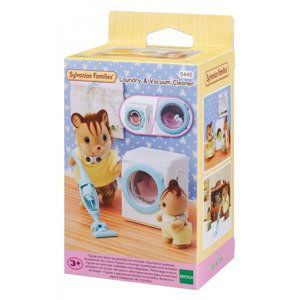 Sylvanian families 5445 automatická pračka a vysavač