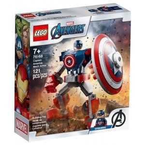 Lego® super heroes 76168 captain america v obrněném robotu