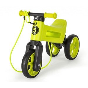 Odrážedlo funny wheels supersport 2v1 + popruh zelené lime