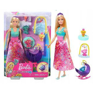 Barbie dreamtopia dračí jesle herní set, mattel gjk51