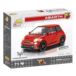 Cobi 24502 youngtimer – fiat abarth 500, 1:35