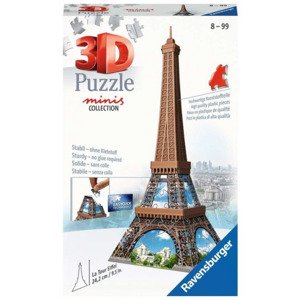 Ravensburger 12536 puzzle 3d mini budova eiffelova věž 54 dílků