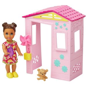 Mattel barbie příběh z deníku chůvy růžový altánek grp15/fxg94