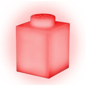Lego® classic silikonová kostka noční světlo - červená