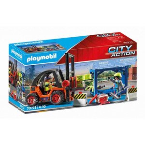 Playmobil 70772 vysokozdvižný vozík s nákladem