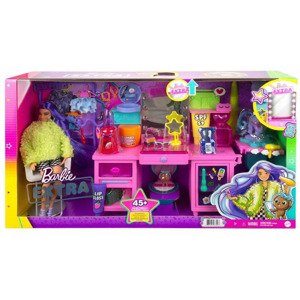 Mattel barbie extra šatník s panenkou, herní set, gyj70